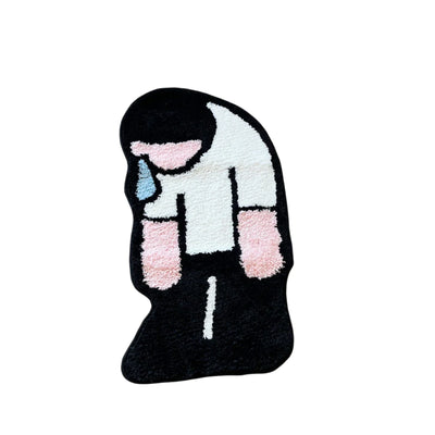 Sad Man Crying Rug