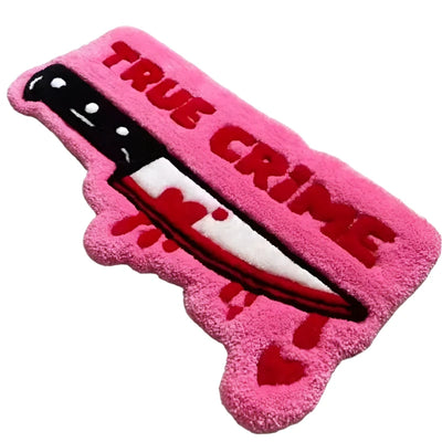 True Crime Knife Rug