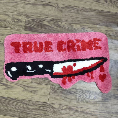 True Crime Knife Rug