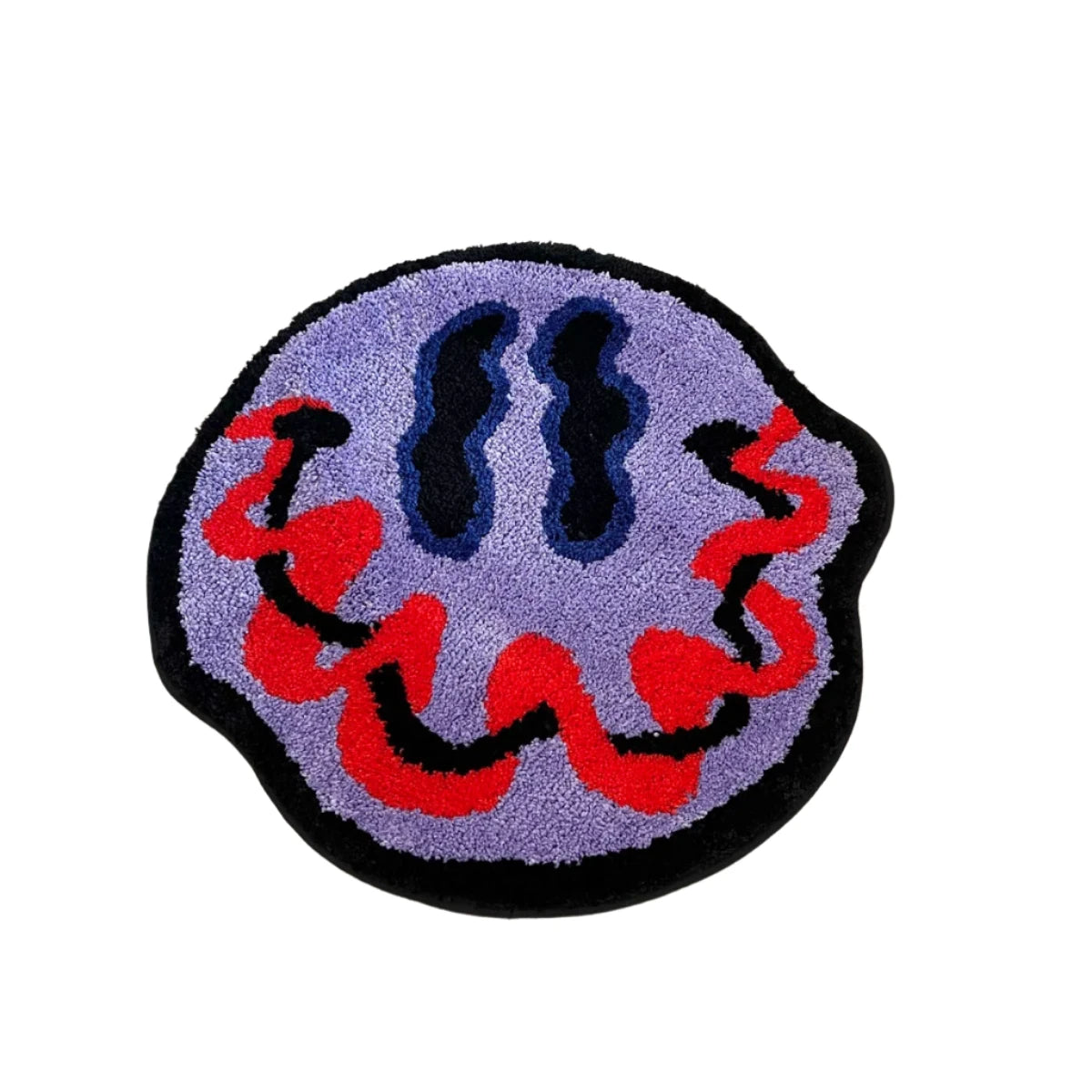 Trippy Smiling Face Rug