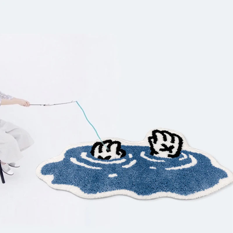 Drowning Kaws Hands Rug