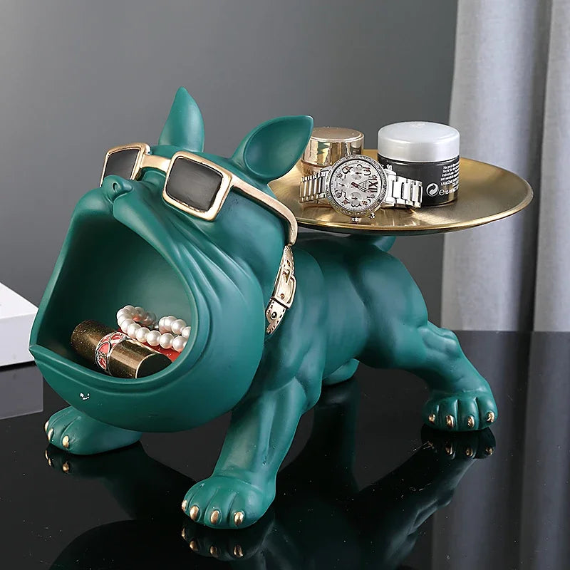 Resin Bulldog Sculpture