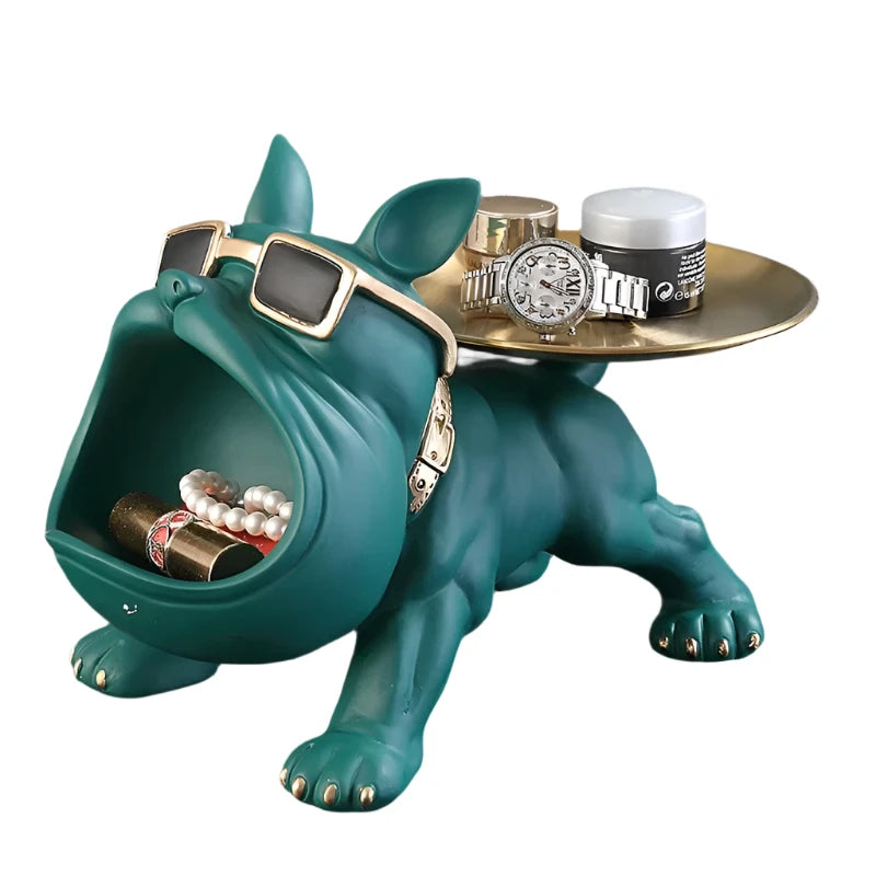 Resin Bulldog Sculpture