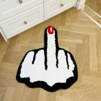 Middle Finger Rug