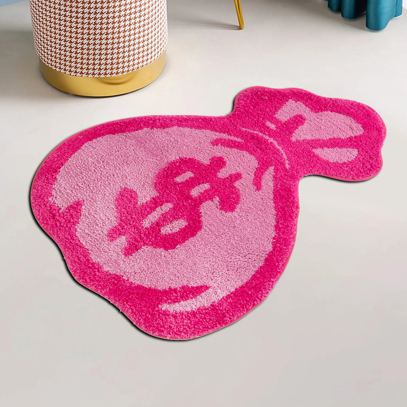 Pink Money Bag Rug