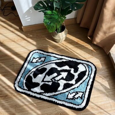 UNO Reverse Card Rugs