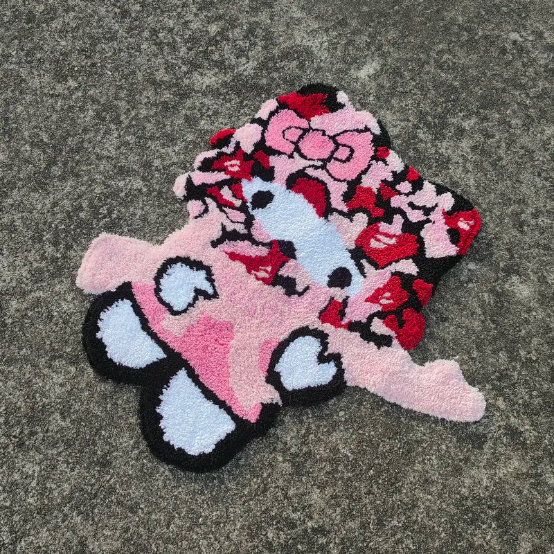 Hello Kitty With AK Rug