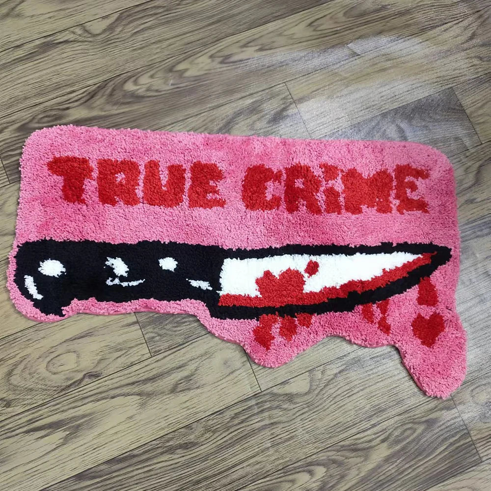 True Crime Knife Rug