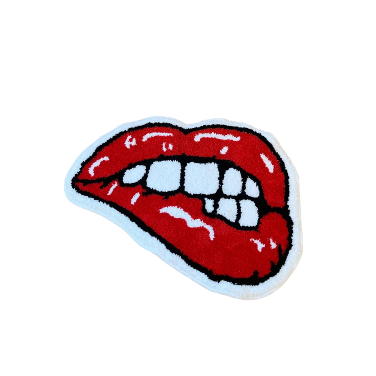 Lip Bitting Rug