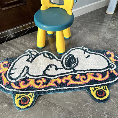 Snoopy Skateboard Rug