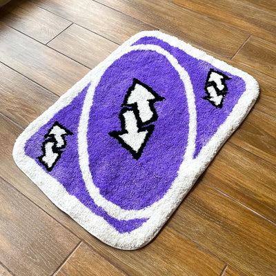 UNO Reverse Card Rugs